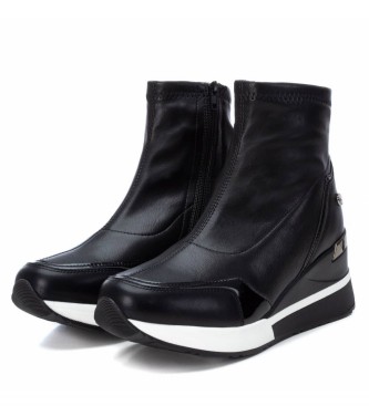 Xti Ankle boots 140105 black - Height 7cm wedge 