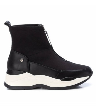 Xti 140229 ankle boots black - Height 7cm wedge