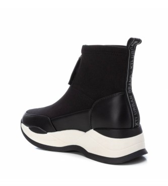 Xti 140229 ankle boots black - Height 7cm wedge