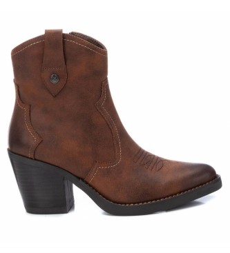 Xti 140642 brown ankle boots -Height heel 7cm