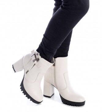 Xti Ankle boots 140650 white - Height heel 9cm