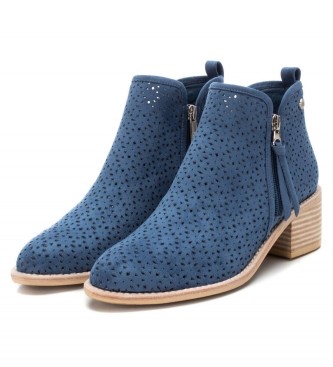 Xti Ankle boots 140922 Blue -Heel height 5cm
