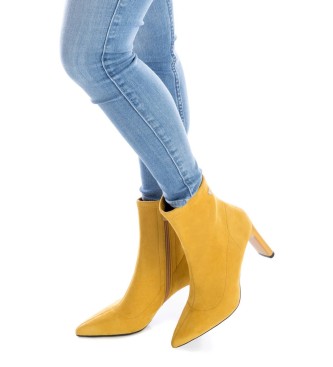 Xti Ankle Boots 141141 Yellow -Heel height 9cm