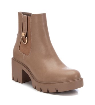 Xti Bottines 141537 taupe - Hauteur du talon : 6cm