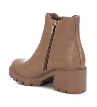 Xti Bottines 141537 taupe - Hauteur du talon : 6cm