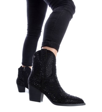 Xti Ankle boots 141723 black -heel height: 7cm