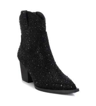 Xti Ankle boots 141723 black -heel height: 7cm