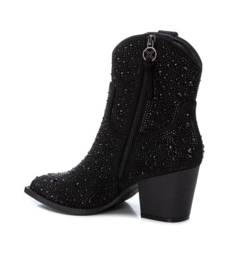 Xti Ankle boots 141723 black -heel height: 7cm
