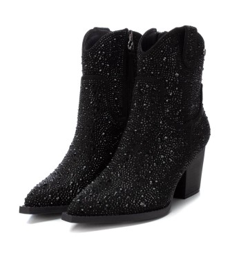 Xti Ankle boots 141723 black -heel height: 7cm