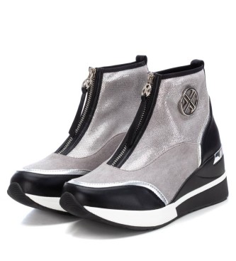 Xti Ankle boots 141795 grey -height wedge: 6cm