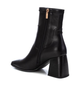 Xti Bottines 141826 noires -Hauteur du talon 7cm