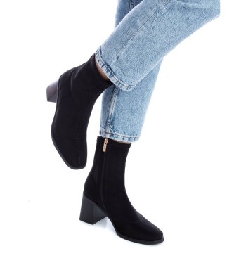 Xti Ankle boots 141828 black -heel height: 7cm