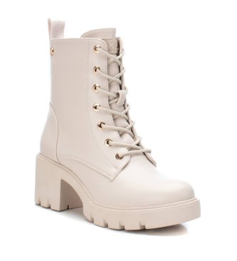 Xti Stiefelette 141840 beige -Absatzhhe: 6cm