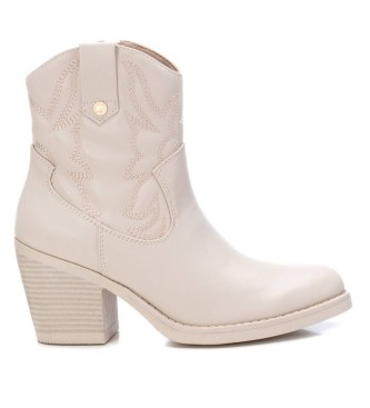 Xti Bottines 141994 blanc cass - Hauteur du talon : 8cm