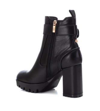 Xti Bottines 141997 noir - Hauteur du talon : 9cm