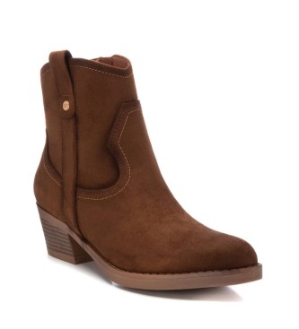 Xti Bottines 142039 camel - Hauteur du talon : 5cm