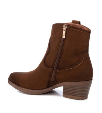 Xti Bottines 142039 camel - Hauteur du talon : 5cm