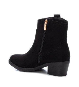 Xti Bottines 142039 noires - Hauteur du talon : 5cm