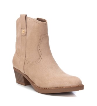 Xti Enkellaarsjes 142039 beige - hakhoogte: 5cm