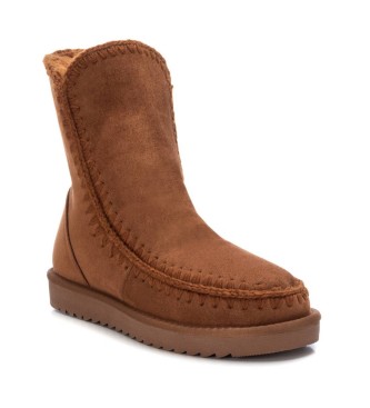 Xti Buty za kostkę 142186 camel