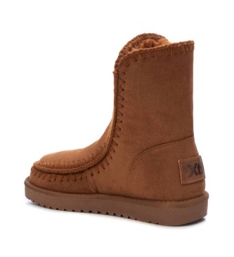 Xti Buty za kostkę 142186 camel