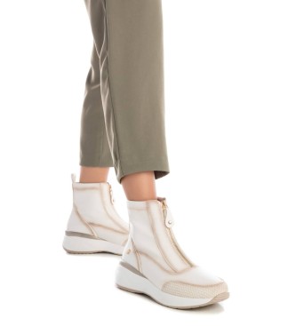 Xti Bottines 142580 blanc - Hauteur du talon : 6cm