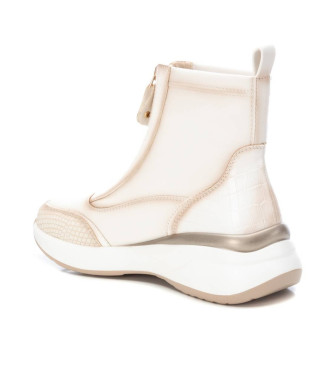 Xti Bottines 142580 blanc - Hauteur du talon : 6cm