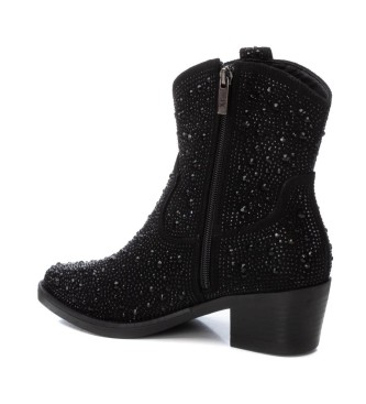 Xti Botins em pele 143116 preto