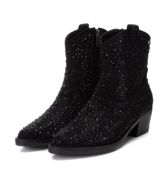 Xti Botins em pele 143116 preto