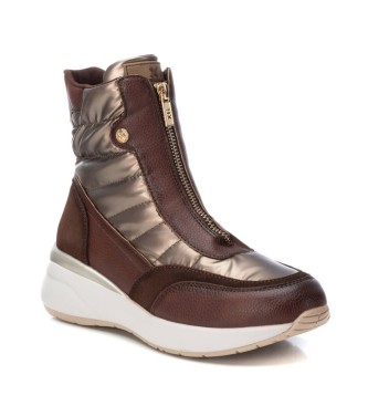 Xti Bottines 143194 marron, or