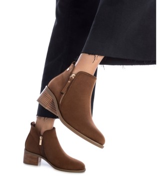 Xti XTI WOMAN ANKLE BOOT XTI 143420 brązowy