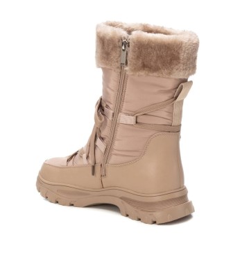 Xti Xti Botas de tornozelo para mulher 143502 bege