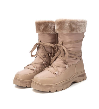 Xti Xti Botas de tornozelo para mulher 143502 bege