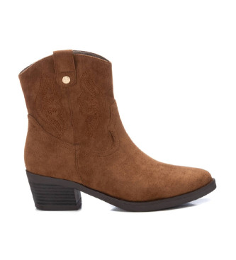 Xti Leather ankle boots 143533 Brown