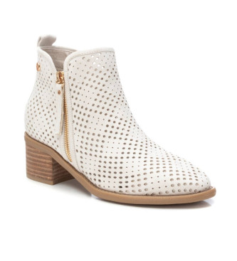 Xti Bottines en cuir 143961 blanc