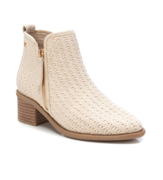 Xti Stivaletti in pelle 143962 beige