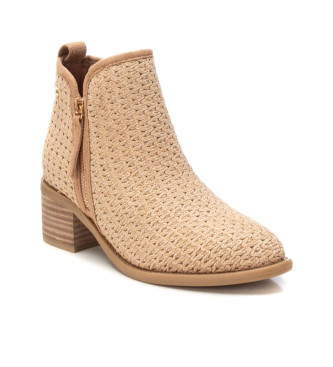 Xti Botins em pele 143962 taupe