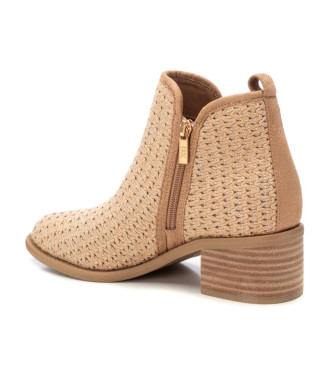 Xti Botins em pele 143962 taupe