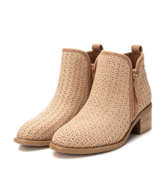 Xti Botins em pele 143962 taupe