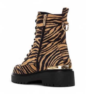 Xti Buty za kostkę 144391 brązowy