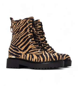 Xti Buty za kostkę 144391 brązowy