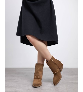 Xti Bottines 144464 marron