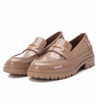 Xti Loafers i taupe-laklder