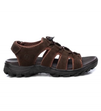 Xti Lder sandaler 141436 brun
