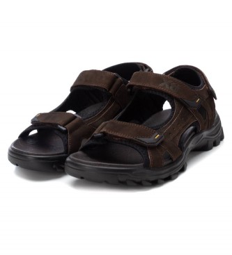 Xti Lder sandaler 141437 brun