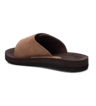 Xti Slippers 142782 brown