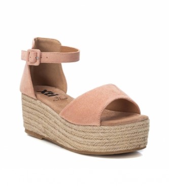 Sandalia de mujer rosa 04774001 | Xti store