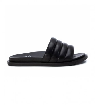 Xti Platte sandalen 043870 zwart