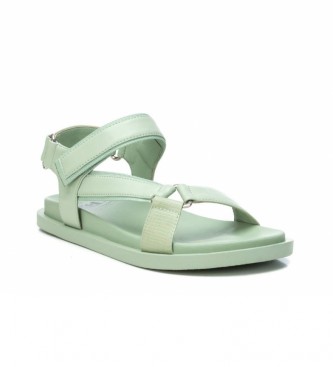 Xti Sandalias planas con tiras 043877 verde - Tienda Esdemarca moda,  calzado y complementos - zapatos de marca y zapatillas de marca