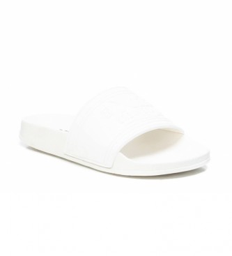 Xti White rubber flip-flops